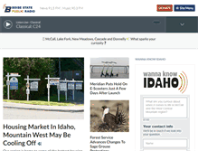 Tablet Screenshot of boisestatepublicradio.org